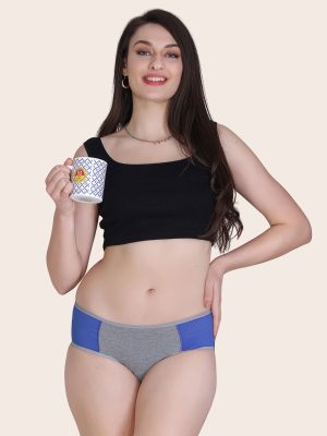 Softdots Women’s Pack of 3 Mid-Rise Bikini Briefs
